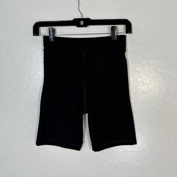 Savage X Fenty Sport Bike Shorts Womens Small Black Athletic High Rise Stretch - Picture 3 of 8